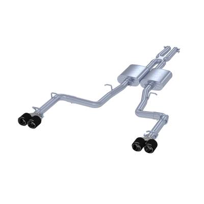 MBRP Exhaust - MBRP Exhaust S71113CF T304 2.5" Cat-Back Dual Rear Exit CF for 15-23 Challenger