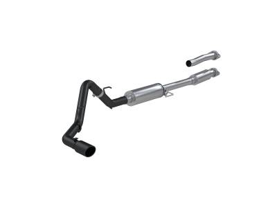 MBRP Exhaust - MBRP Exhaust S5211BLK Black 3" Cat-Back Single Side Exit 21-26 F150 2.7/3.5/5.0L