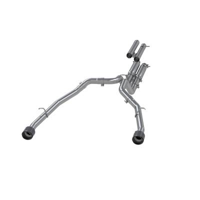 MBRP Exhaust - MBRP Exhaust S51543CF T304 3" Cat-Back Dual Exit for 21-24 RAM 1500 TRX