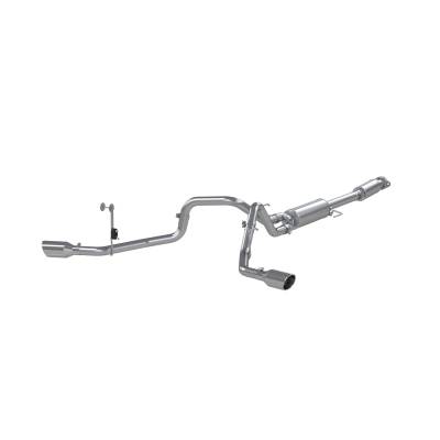 MBRP Exhaust - MBRP Exhaust S5213409 T409 3" Cat-Back 2.5" Dual Side Exit w/Muffler 21-26 F150