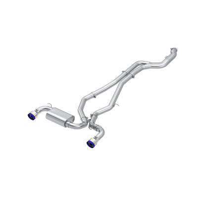 MBRP Exhaust - MBRP Exhaust S43003BE T304 3" Cat-Back Dual Rear Exit for 20-26 Toyota Supra