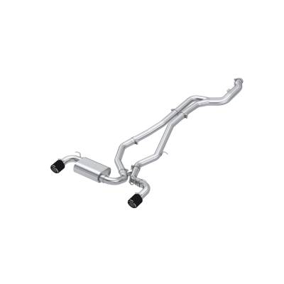 MBRP Exhaust - MBRP Exhaust S43003CF T304 3" Cat-Back Dual Rear Exit for 20-26 Toyota Supra
