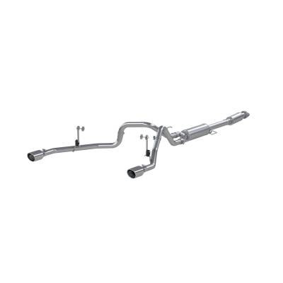 MBRP Exhaust - MBRP Exhaust S5215409 T409 3" Cat-Back 2.5" Dual Exit w/Muffler 21-26 F150