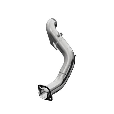 MBRP Exhaust - MBRP Exhaust FS9CA460 T409 SS 4" Armor Plus Downpipe 15-16 Ford F250/350/450 6.7