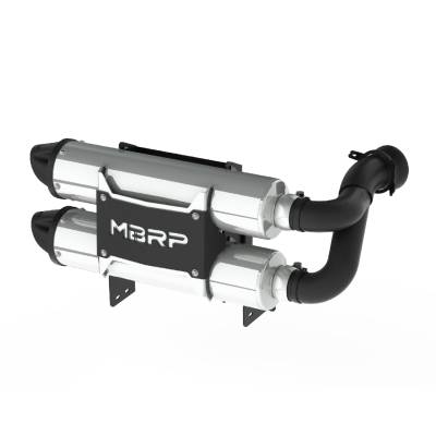 MBRP Exhaust - MBRP Exhaust AT-9208PT Perf Series Slip-On Exhaust w/Muffler for 17-26 Maverick