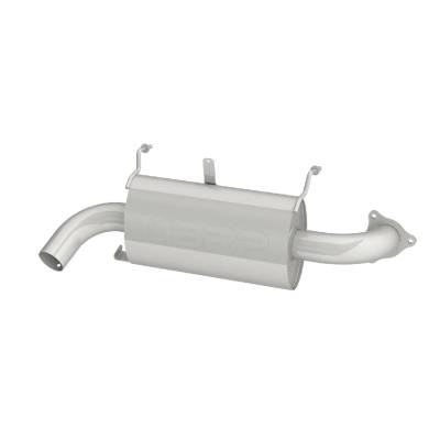 MBRP Exhaust - MBRP Exhaust AT-9518SP Sport Series Slip-On Exhaust for 16-21 RZR XP Turbo S