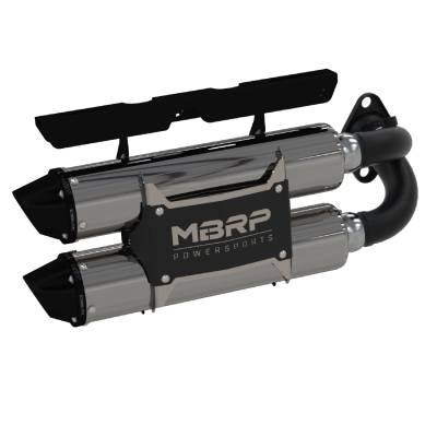 MBRP Exhaust - MBRP Exhaust AT-9522PT Perf Series Slip-On Exhaust for 18-23 Polaris RZR XP 1000
