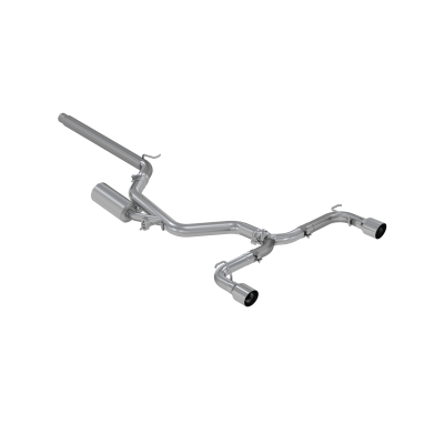 MBRP Exhaust - MBRP Exhaust S4606304 T304 3" Cat-Back Dual Split Rear Exit for 15-21 Golf GTI