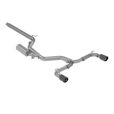 MBRP Exhaust - MBRP Exhaust S46063CF T304 3" Cat-Back Dual Rear Exit CF Tips for 18-25 S4/S5