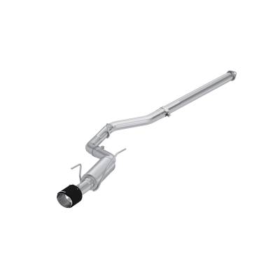 MBRP Exhaust - MBRP Exhaust S48093CF T304 3" Cat-Back Single Rear Exit w/Muffler for 22-26 WRX