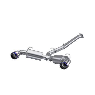 MBRP Exhaust - MBRP Exhaust S48043BE 3" Cat-Back Dual Split Rear T304 BE Tips for 13 Scion FR-S