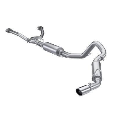 MBRP Exhaust - MBRP Exhaust S5301AL AL 2.5" Cat-Back 3" Single Side Exit for 22-26 Tundra