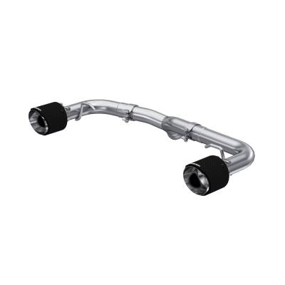 MBRP Exhaust - MBRP Exhaust S48053CF T304 2.5" Axle-Back RR CF w/o Muffler for 22-26 GR86/BRZ