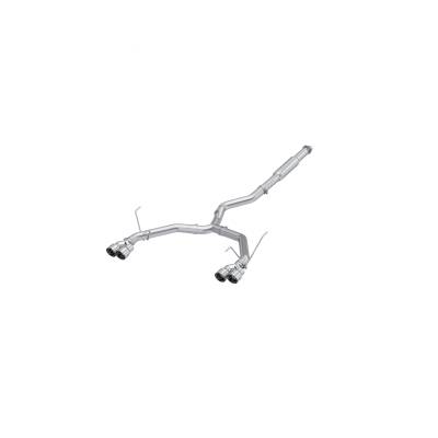 MBRP Exhaust - MBRP Exhaust S4808304 T304 3" Cat-Back Dual Split Exit w/o Muffler for 22-26 WRX