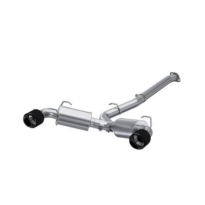 MBRP Exhaust - MBRP Exhaust S48043CF 3" Cat-Back Dual Split Rear T304 CF Tips