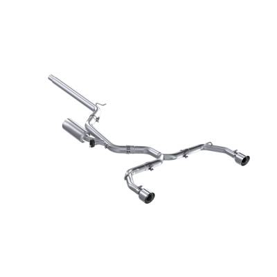 MBRP Exhaust - MBRP Exhaust S4617304 T304 3" Cat-Back 2.5" Dual Exit for 22-26 Golf GTI MK8