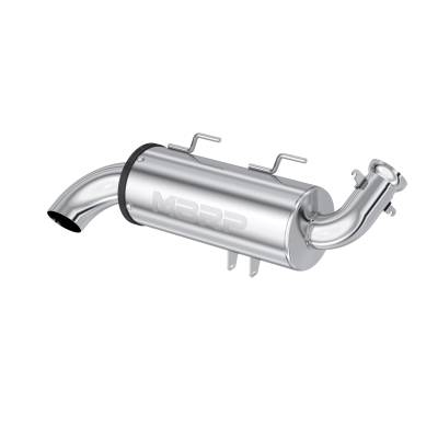 MBRP Exhaust - MBRP Exhuast AT-9526PT Perf Series Spark Arrestor w/Muffler for 11-14 Sportsman