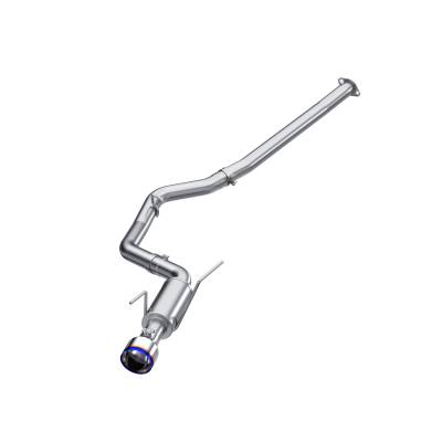 MBRP Exhaust - MBRP Exhaust S48033BE T304 3" CatBack RR Exit BE Tip w/Muffler for 15-21 WRX/STI
