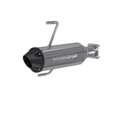 MBRP Exhaust - MBRP Exhaust AT-9301PT Perf Series Slip-On Exhaust for 20-26 Kawasaki Teryx