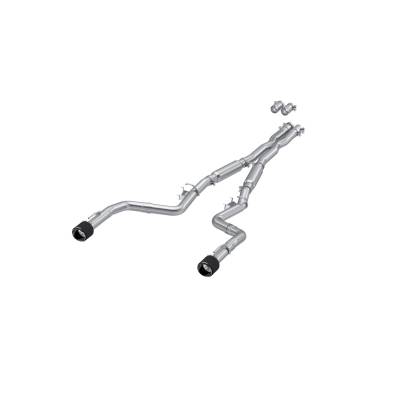 MBRP Exhaust - MBRP Exhaust S71173CF T304 3" Cat-Back Dual Exit w/Muffler for 15-23 Charger