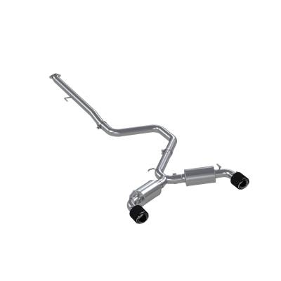 MBRP Exhaust - MBRP Exhaust S47063CF T304 3" Cat-Back Rear Exit CF Tips for 19-22 Veloster N