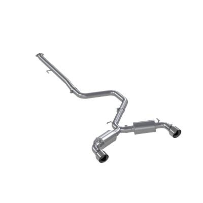 MBRP Exhaust - MBRP Exhaust S4706AL AL 3" Cat-Back Dual Split Rear Exit for 19-22 Veloster N