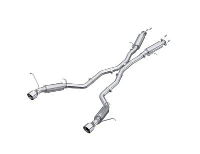 MBRP Exhaust - MBRP Exhaust S5525AL AL 3" CatBack Dual Split Rear Exit for 12-21 Grand Cherokee