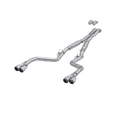MBRP Exhaust - MBRP Exhaust S7113AL AL 3"Cat-Back Dual Rear Exit w/Muffler for 15-23 Challenger
