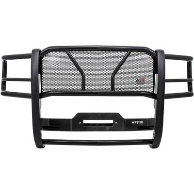 Westin - Westin 57-93875 HDX Winch Mount Grille Guard Push Bar for Chevy Silverado 1500