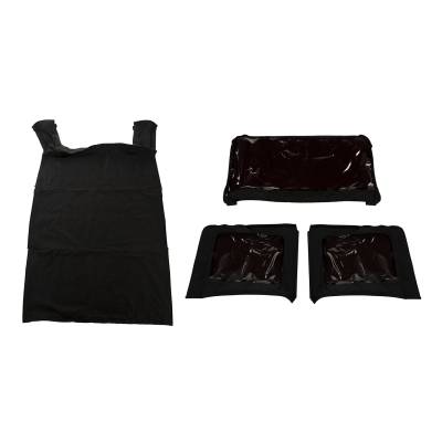 Rugged Ridge - Rugged Ridge 13772.35 Montana Soft Top Black Diamond 10-18 Jeep Wrangler JKU 4DR