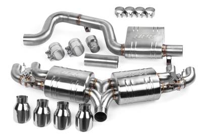 APR - APR CBK0017 Cat-Back Exhaust Kit for 18-19 Volkswagen Golf R 2.0