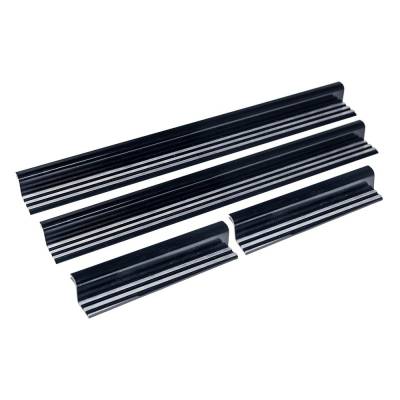 DV8 Offroad - DV8 Offroad D-JP-18041-AL Aluminium Door Sill Plates for 07-13 Jeep Wrangler JK