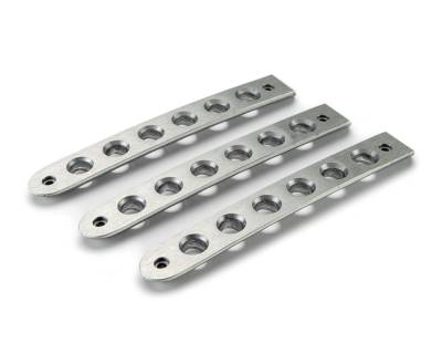 DV8 Offroad - DV8 D-JP-190015-AL-3 Silver Door Handle Inserts for 07-18 Jeep Wrangler JK 2DR