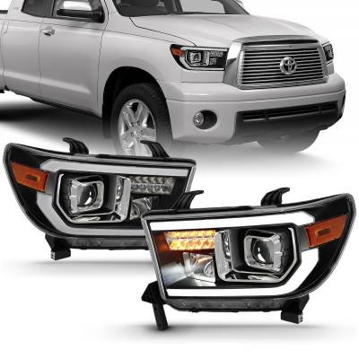 Anzo USA - Anzo USA 111447 Projector Headlight Set for 07-16 Sequoia/Tundra