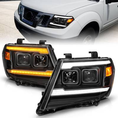 Anzo USA - Anzo USA 111597 Projector Headlight Set for 09-21 Nissan Frontier