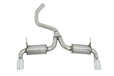 Gibson Performance Exhaust - Gibson Performance 617208B Black Elite Cat-Back Dual Split Exhaust System