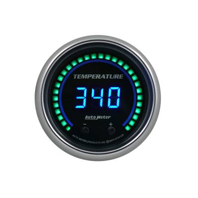 AutoMeter - AutoMeter 6754-CB Cobalt Elite Digital Two Channel Fluid Temp Scale F/C 2-1/16"