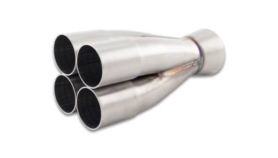 Vibrant Performance - Vibrant 10301 4-1 Slip-On Merge Collector Stainless 1.625" In 2.5" Out 8.25"Long