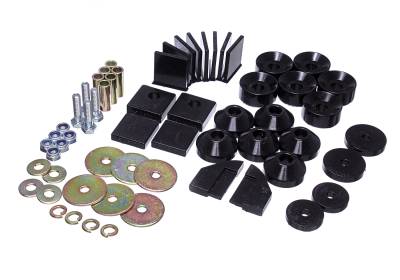 Energy Suspension - Energy Suspension 1.4101G Differential Carrier Bushing Set Rear Poly Black