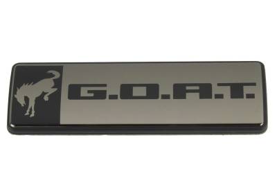 Ford Performance Parts - Ford Performance M-1447-GOATBLK Sport Goat Badge Black for Ford Bronco