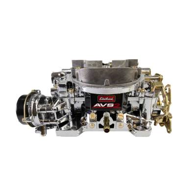 Edelbrock - Edelbrock 1906-CP AVS2 Carburetor 650 CFM w/Electric Choke Chrome Plasma Finish
