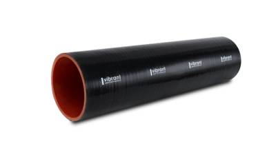 Vibrant Performance - Vibrant 27108 Straight Hose Coupler 4.25" ID x 12" Long Black