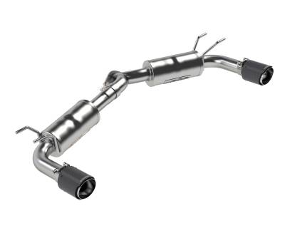 MBRP Exhaust - MBRP Exhaust S44503CF 2.5" Axle-Back Dual Rear T304 CF Street
