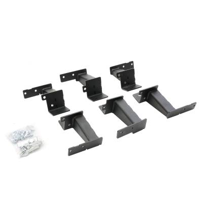 Go Rhino - Go Rhino FSD4129TK Dominator Xtreme Frame Slider Mount Brackets 21-25 Bronco
