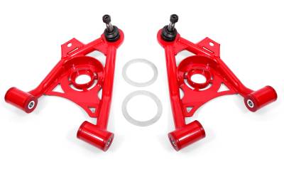 BMR Suspension - BMR Suspension AA037R A-Arms Lower Spring Pocket Non-Adj Poly Tall Ball Joint