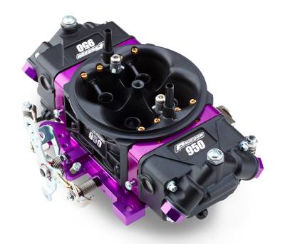 Proform - Proform 67304 Black Race Carburetor 950 CFM Mechanical Secondary Black/Purple