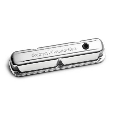 Proform - Proform 440-301 Engine Valve Covers Chrome D/C Logo for LA/Small Block Engine