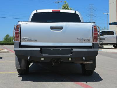 Steelcraft - Steelcraft 76-23370 Black Fortis Rear Bumper for 05-15 Toyota Tacoma