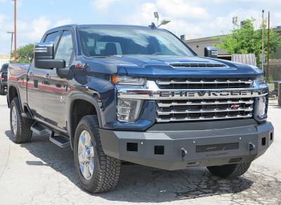 Steelcraft - Steelcraft 71-10447 Black Fortis Front Bumper 20-23 Chevy Silverado 2500HD/3500