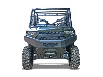 Steelcraft - Steelcraft 70-3010 Black UTV Front Bumper Overlay for 18-24 Polaris Ranger XP
